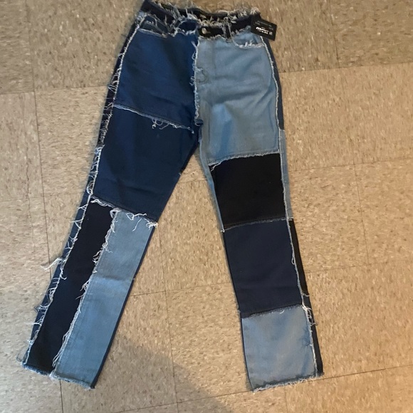 JADED LONDON PATCH WORK JEANS - Picture 3 of 3